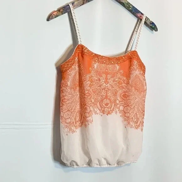 Anthropologie One September | Piha Tank Top Strappy Chiffon Lined - Picture 4 of 9